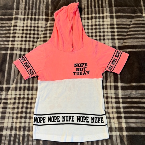 Other - NWOT Short sleeve hoodie top